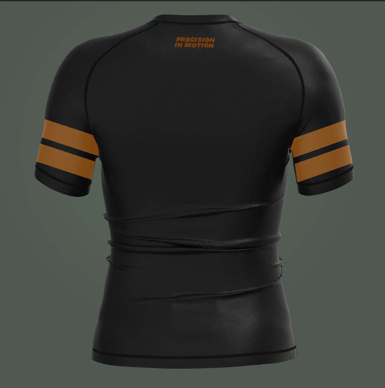 Brown Ranked SS Rashguard