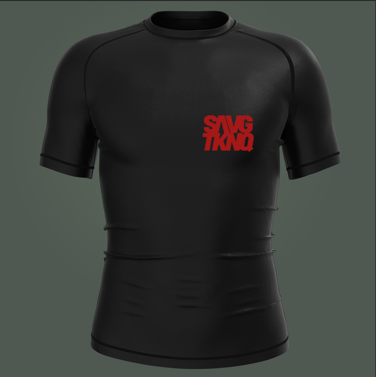 Black Ranked SS Rashguard