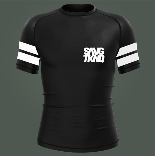 White Ranked SS Rashguard